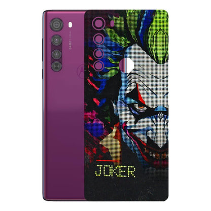 Motorola Phone Skins (All Models) - Joker Dot Matrix - 3D Embossed Finish (L-08) Motorola Moto Edge