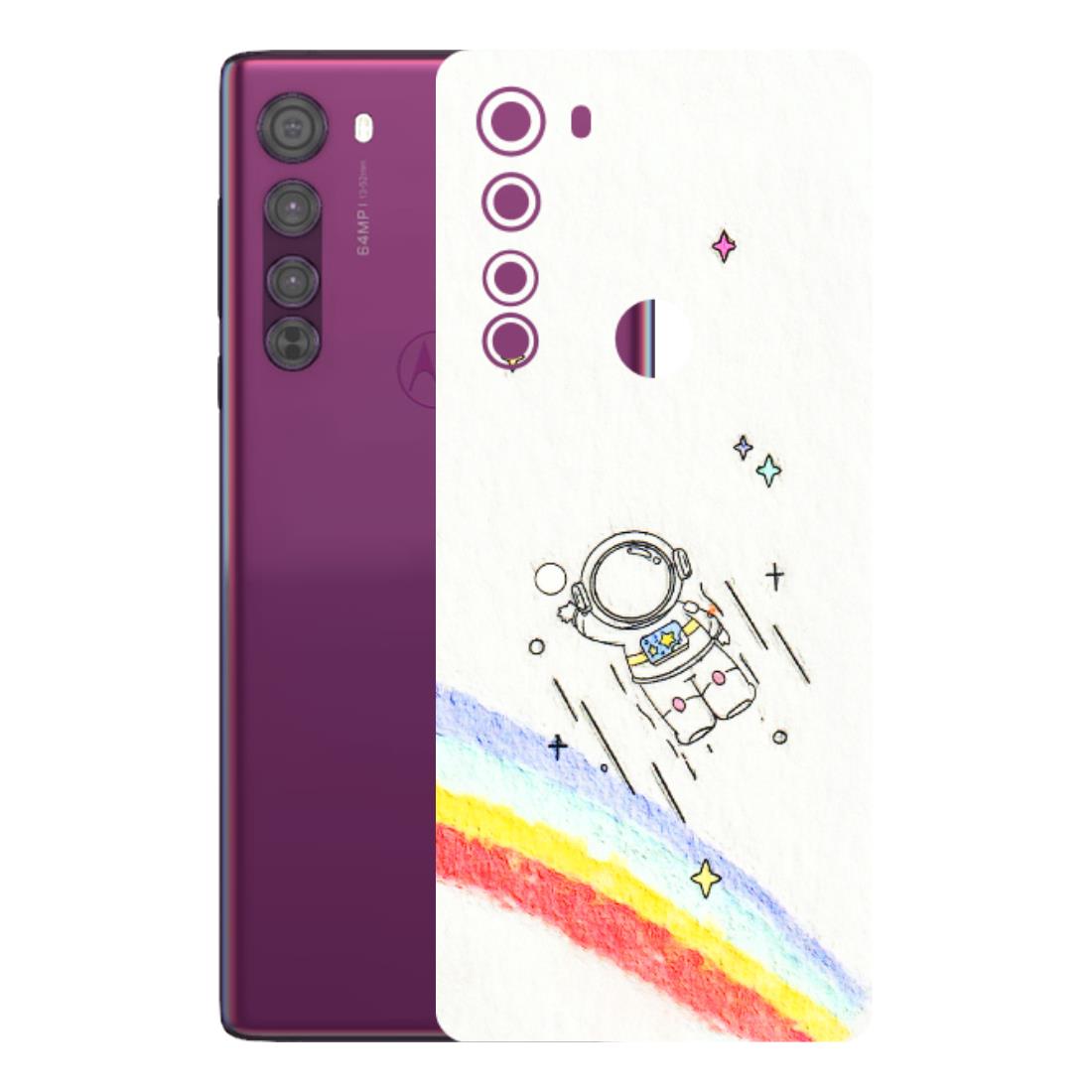Motorola Phone Skins (All Models) - Milkyway Astronaut - 3D Embossed Finish (L-110) Motorola Moto Edge