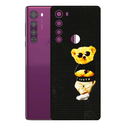 Motorola Phone Skins (All Models) - Classy Teddy Bear - 3D Embossed Finish (L-116) Motorola Moto Edge