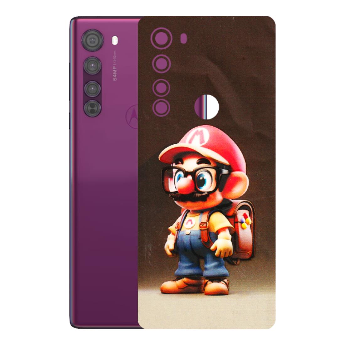 Motorola Phone Skins (All Models) - Little Mario - 3D Embossed Finish (L-119) Motorola Moto Edge