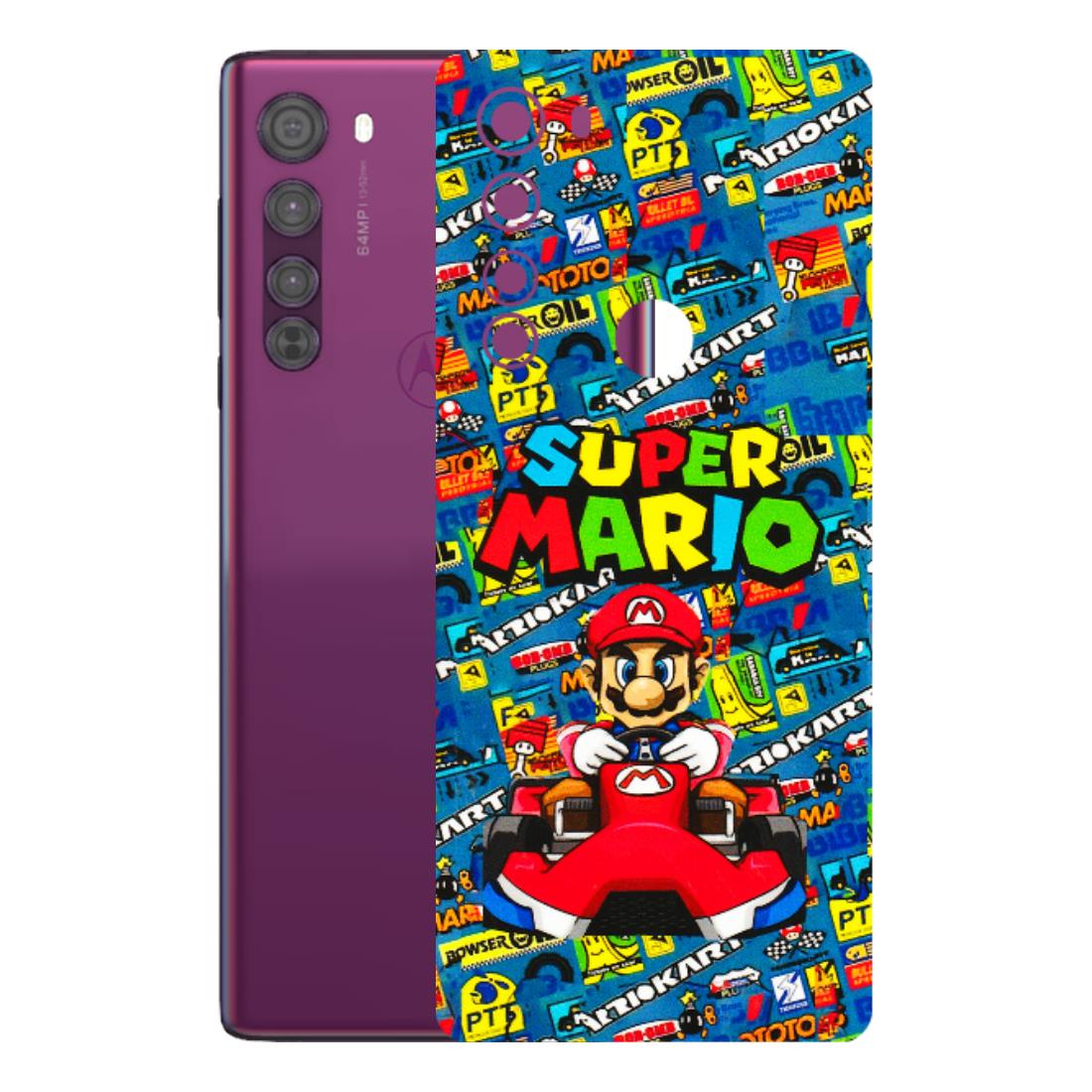 Motorola Phone Skins (All Models) - Super Mario Kart - 3D Embossed Finish (L-140) Motorola Moto Edge