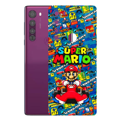 Motorola Phone Skins (All Models) - Super Mario Kart - 3D Embossed Finish (L-140) Motorola Moto Edge