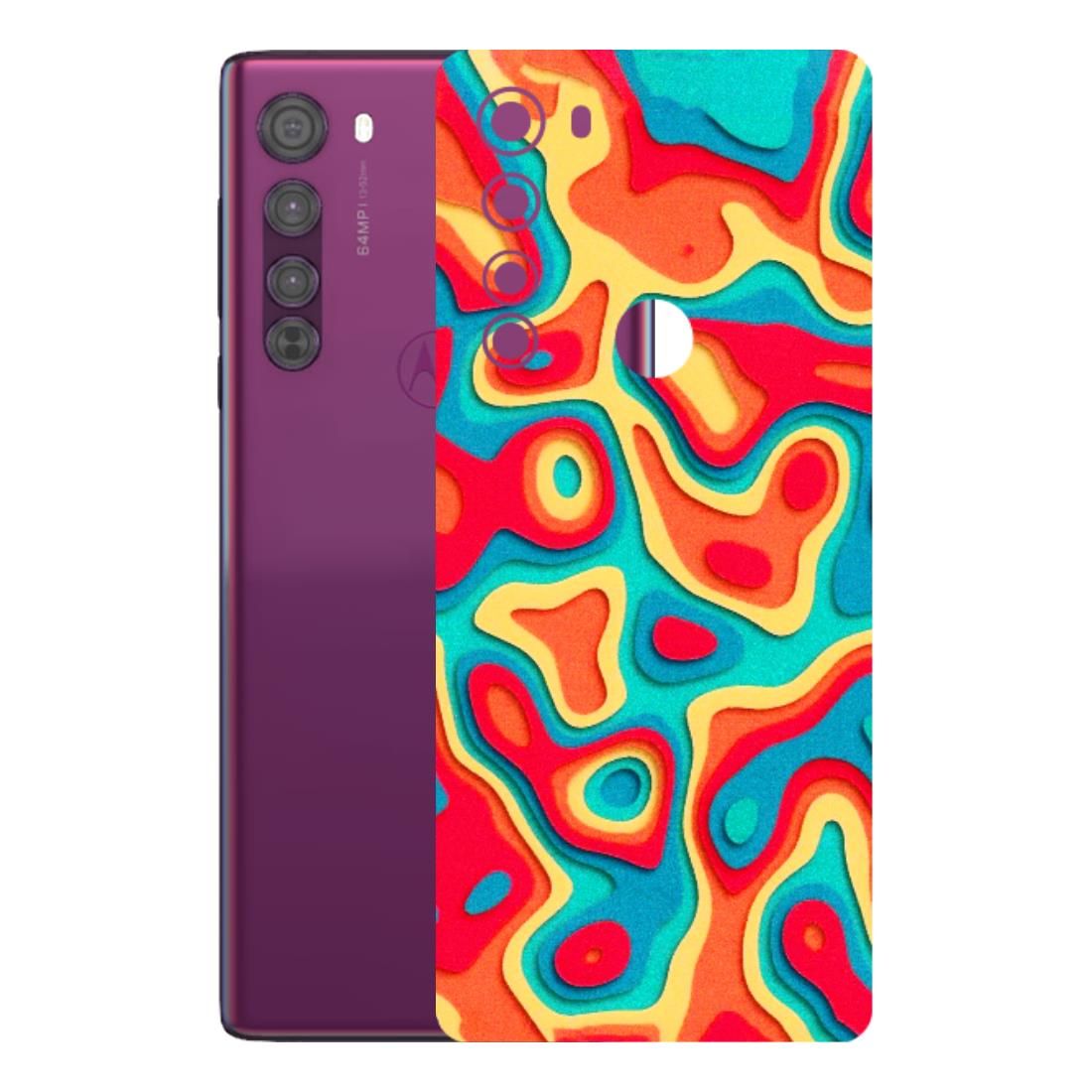 Motorola Phone Skins (All Models) - Abstract Swirl - 3D Embossed Finish (L-150) Motorola Moto Edge