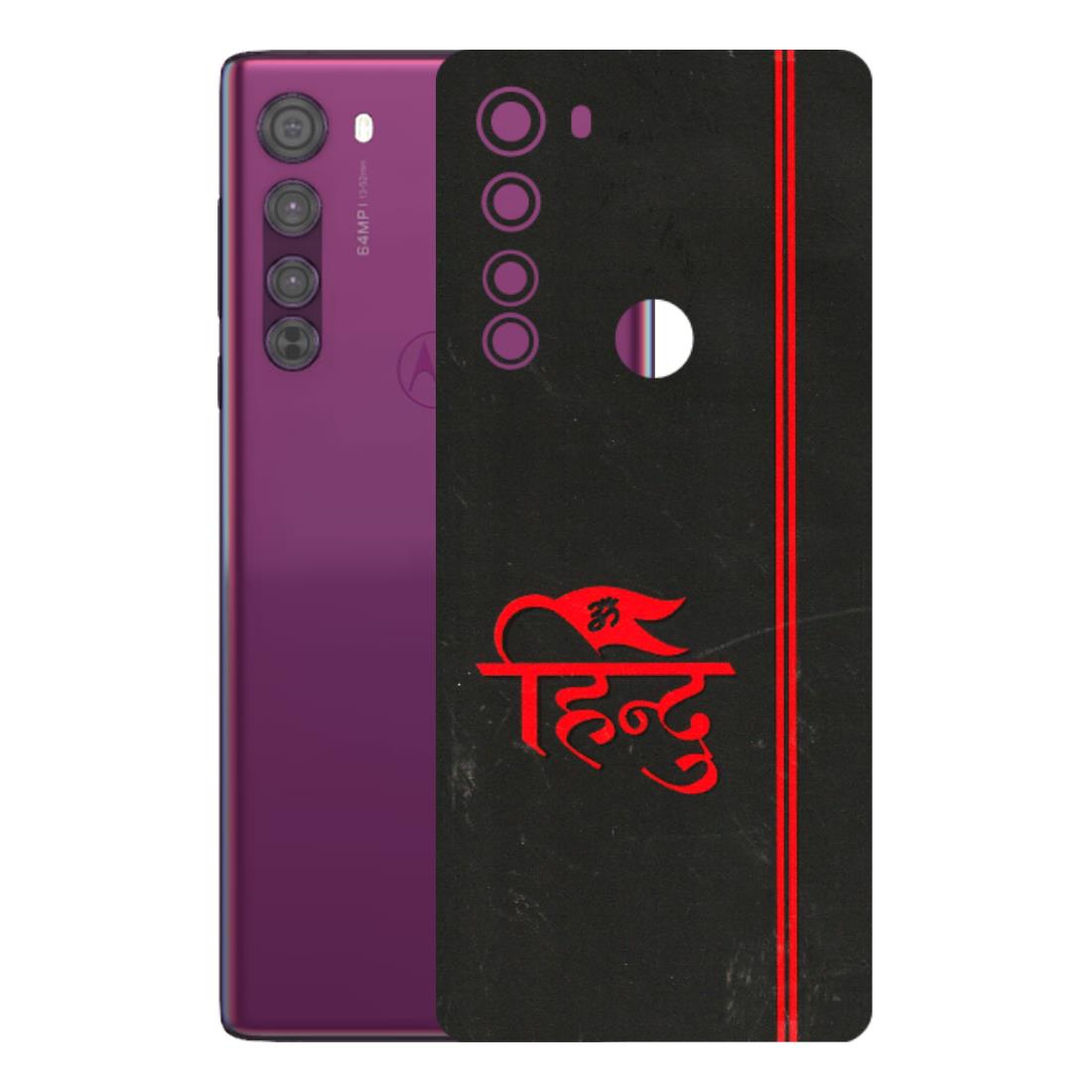 Motorola Phone Skins (All Models) - Hindu Black - 3D Embossed Finish (L-153) Motorola Moto Edge