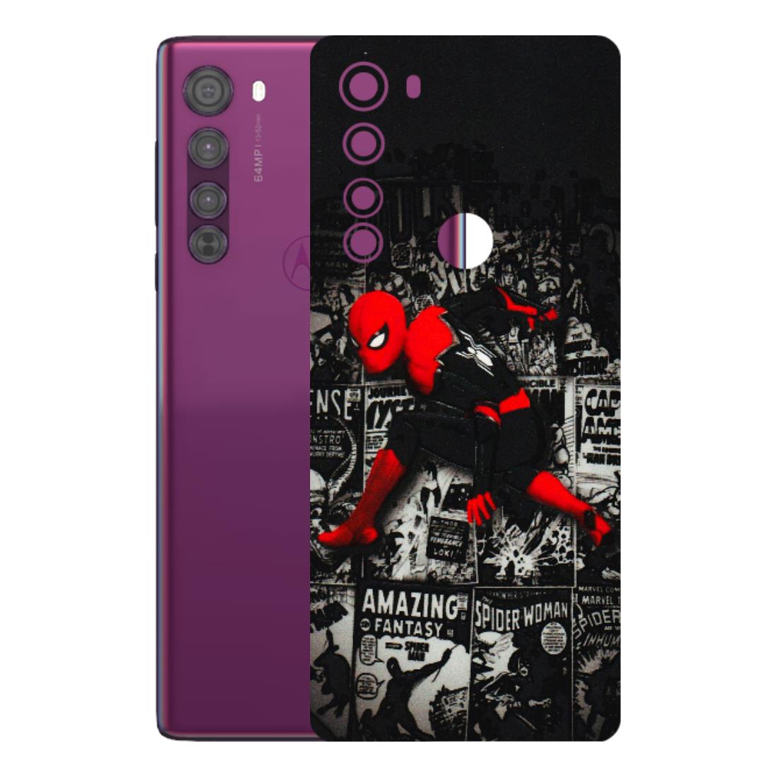 Motorola Phone Skins (All Models) - SpiderMan New - 3D Embossed Finish (L-162) Motorola Moto Edge