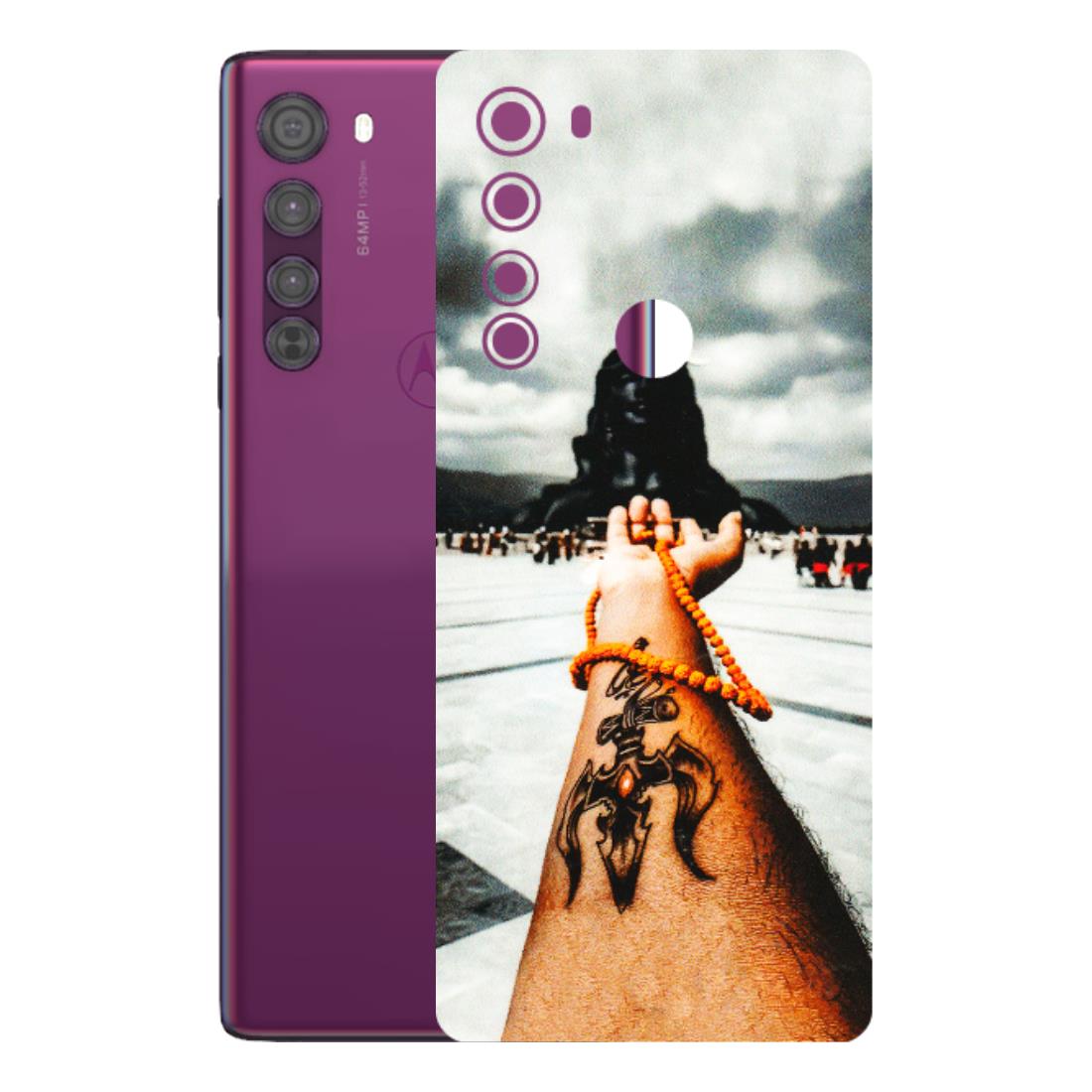 Motorola Phone Skins (All Models) - Jai Adiyogi Mahakaal - 3D Embossed Finish (L-164) Motorola Moto Edge