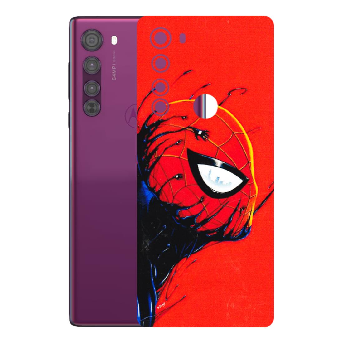Motorola Phone Skins (All Models) - Spiderman Face Venom - 3D Embossed Finish (L-165) Motorola Moto Edge