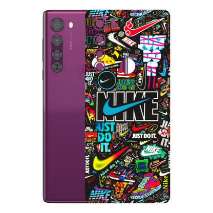 Motorola Phone Skins (All Models) - Just Do It Doodles - 3D Embossed Finish (L-166) Motorola Moto Edge