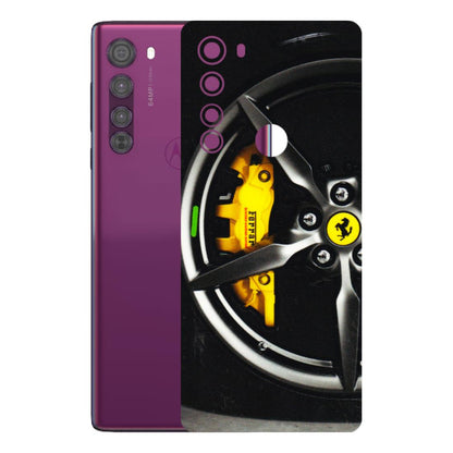 Motorola Phone Skins (All Models) - Ferrari Wheel Alloy - 3D Embossed Finish (L-173) Motorola Moto Edge