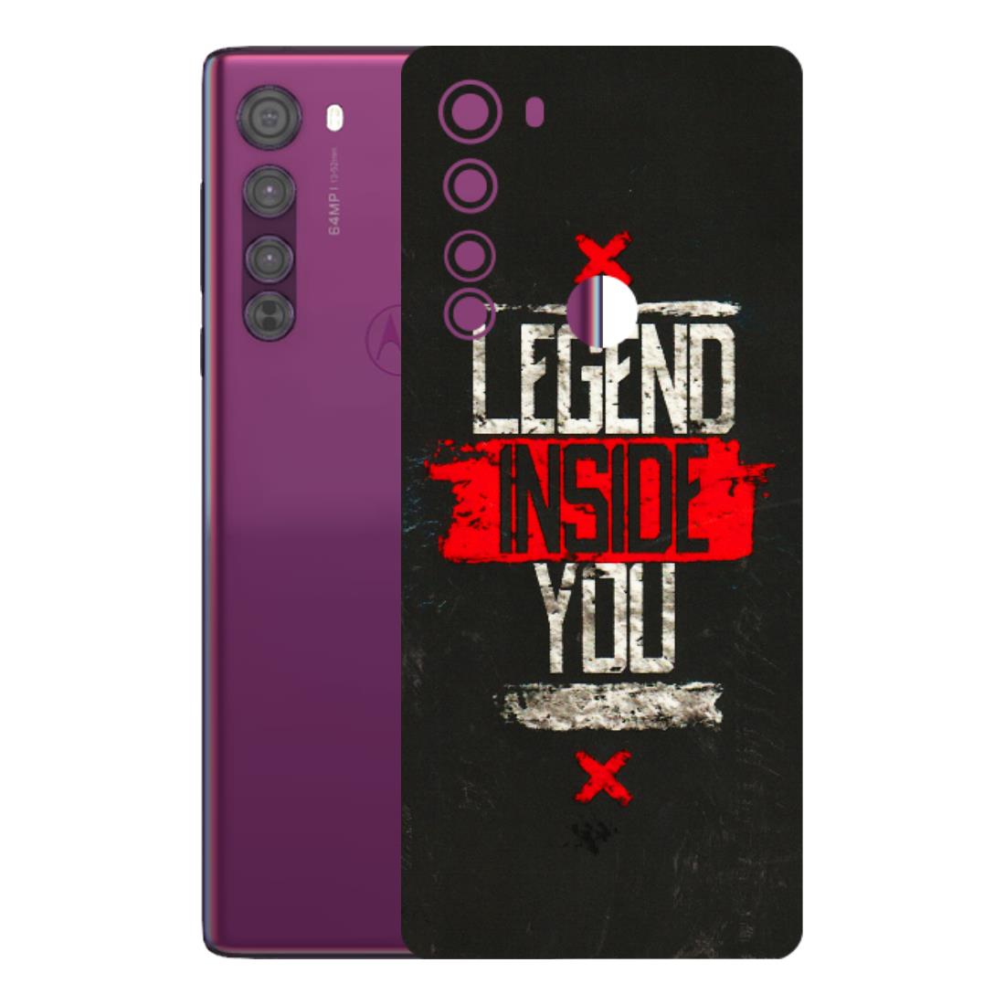 Motorola Phone Skins (All Models) - Legend Inside You - 3D Embossed Finish (L-186) Motorola Moto Edge