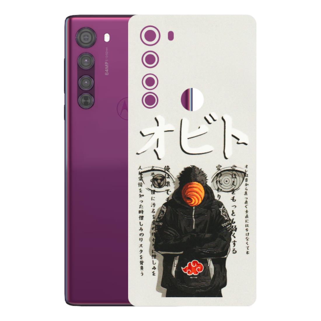 Motorola Phone Skins (All Models) - Obito Anime Eye - 3D Embossed Finish (L-19) Motorola Moto Edge