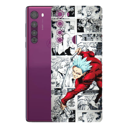 Motorola Phone Skins (All Models) - Anime Comic - 3D Embossed Finish (L-192) Motorola Moto Edge