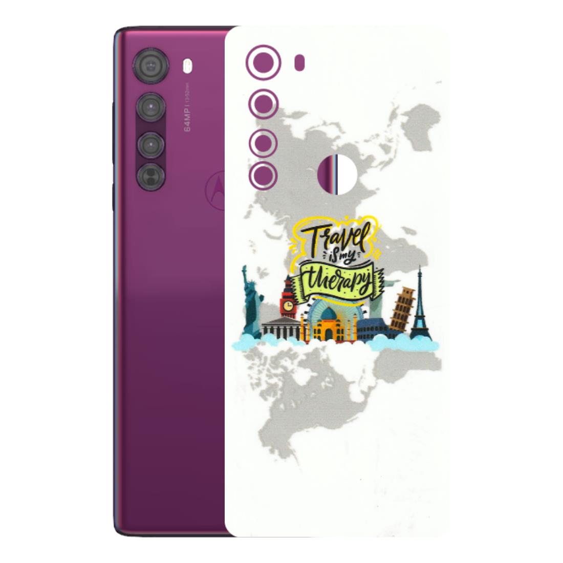 Motorola Phone Skins (All Models) - Travel Therapy - 3D Embossed Finish (L-199) Motorola Moto Edge