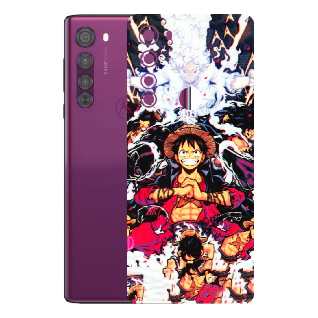 Motorola Phone Skins (All Models) - Luffy Anime Character - 3D Embossed Finish (L-203) Motorola Moto Edge