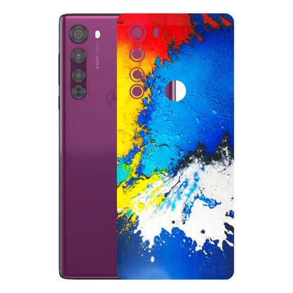 Motorola Phone Skins (All Models) - Acrylic Paint Spill - 3D Embossed Finish (L-229) Motorola Moto Edge
