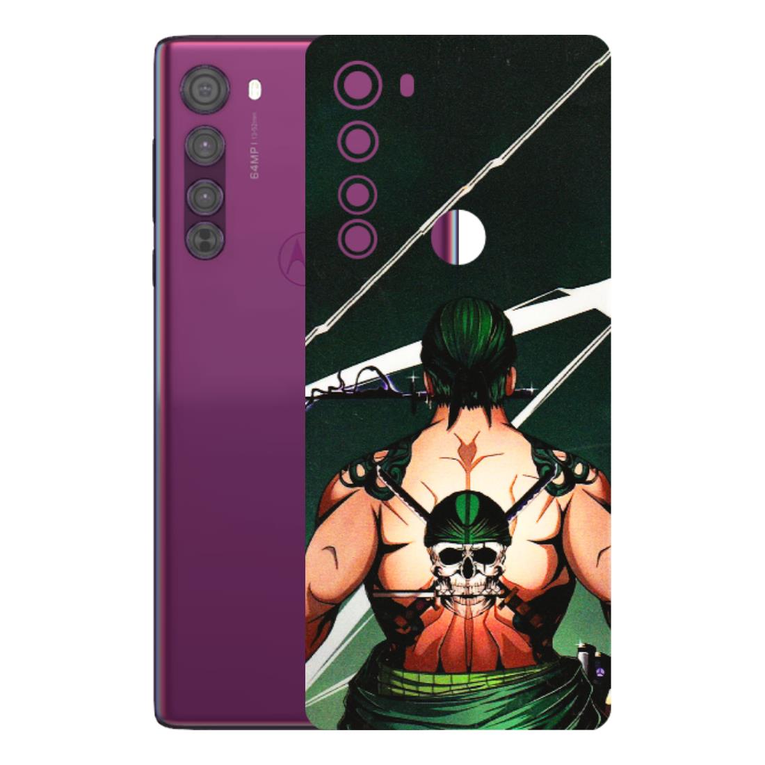 Motorola Phone Skins (All Models) - Zoro Anime - 3D Embossed Finish (L-23) Motorola Moto Edge