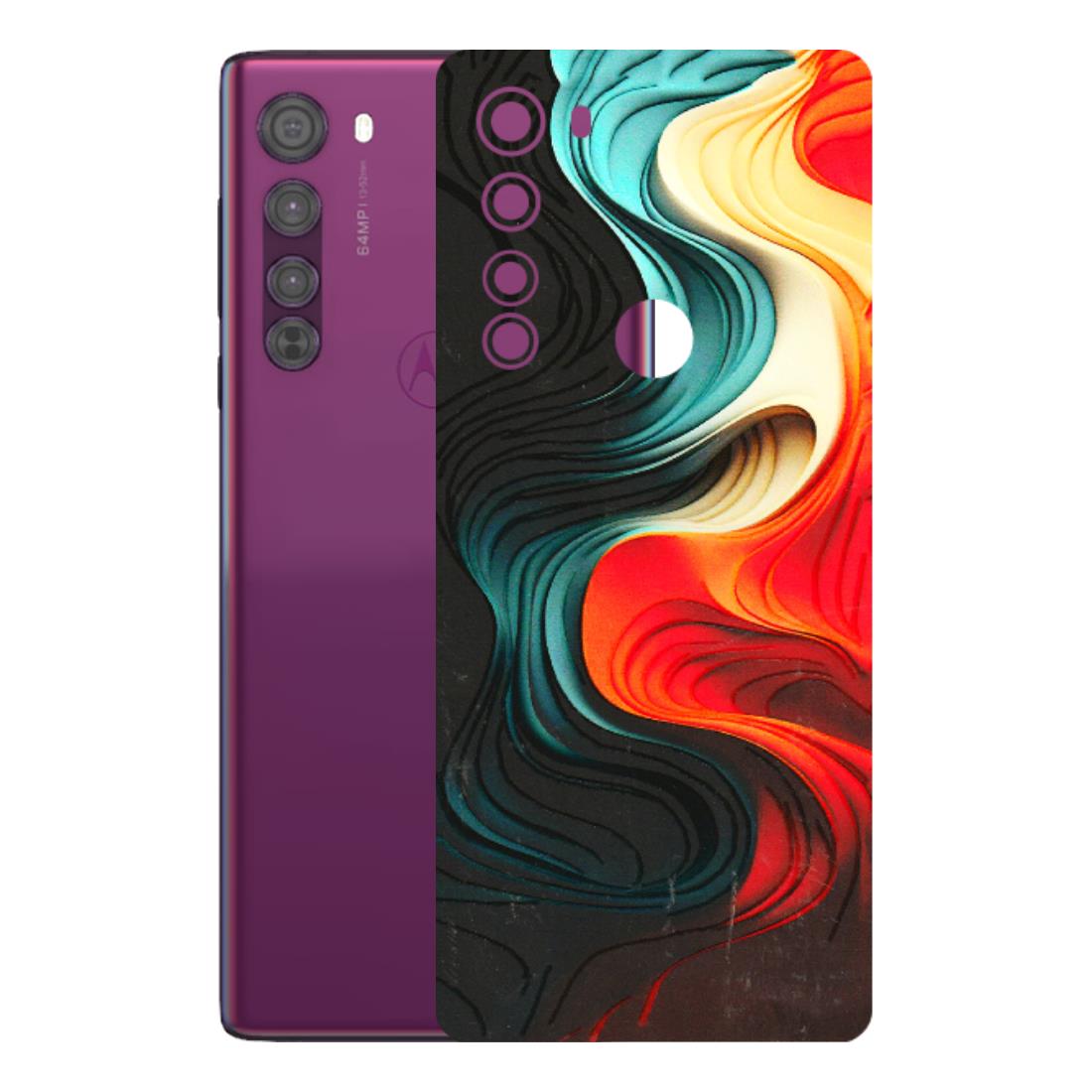 Motorola Phone Skins (All Models) - The Silky Swirl - 3D Embossed Finish (L-240) Motorola Moto Edge