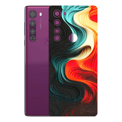 Motorola Phone Skins (All Models) - The Silky Swirl - 3D Embossed Finish (L-240) Motorola Moto Edge