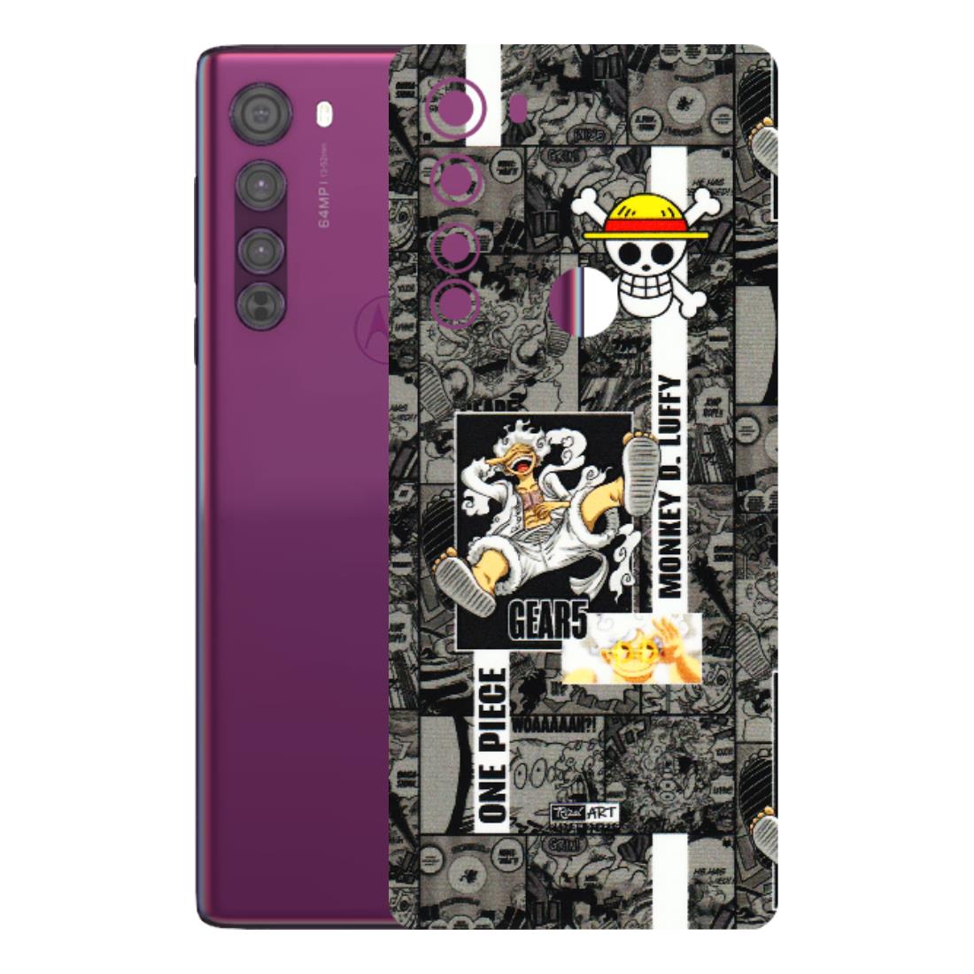 Motorola Phone Skins (All Models) - Cuffy Anime MonkeyCamic - 3D Embossed Finish (L-242) Motorola Moto Edge