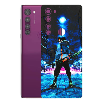 Motorola Phone Skins (All Models) - Demon Slayer Sword - 3D Embossed Finish (L-247) Motorola Moto Edge