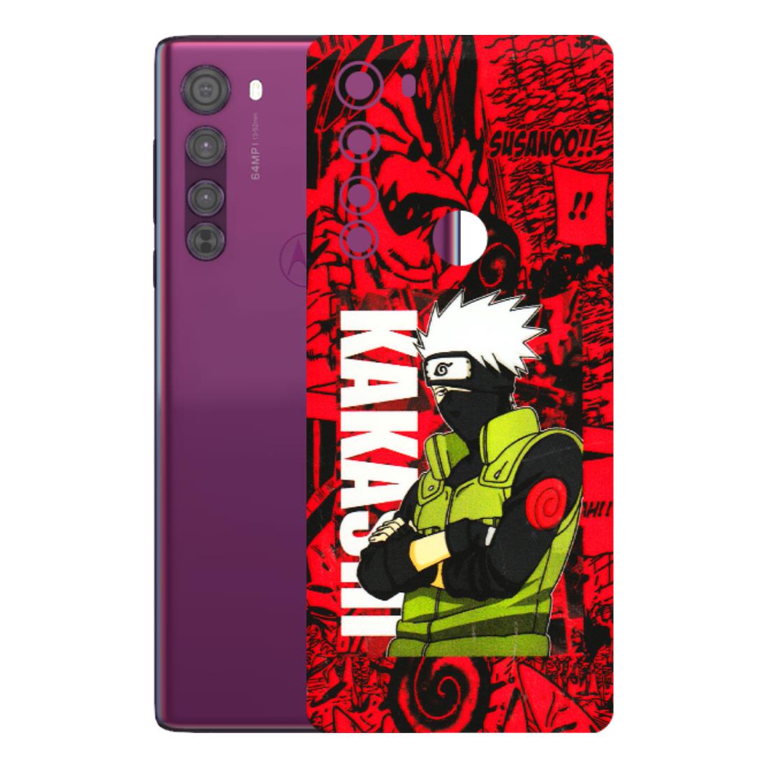 Motorola Phone Skins (All Models) - Kakashi Red Anime - 3D Embossed Finish (L-251) Motorola Moto Edge