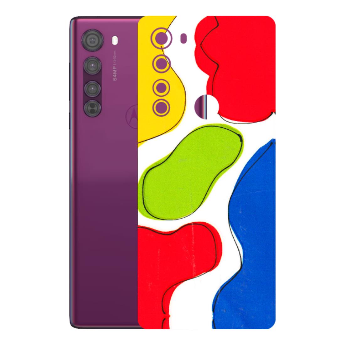 Motorola Phone Skins (All Models) - RGB Colour Paint - 3D Embossed Finish (L-284) Motorola Moto Edge