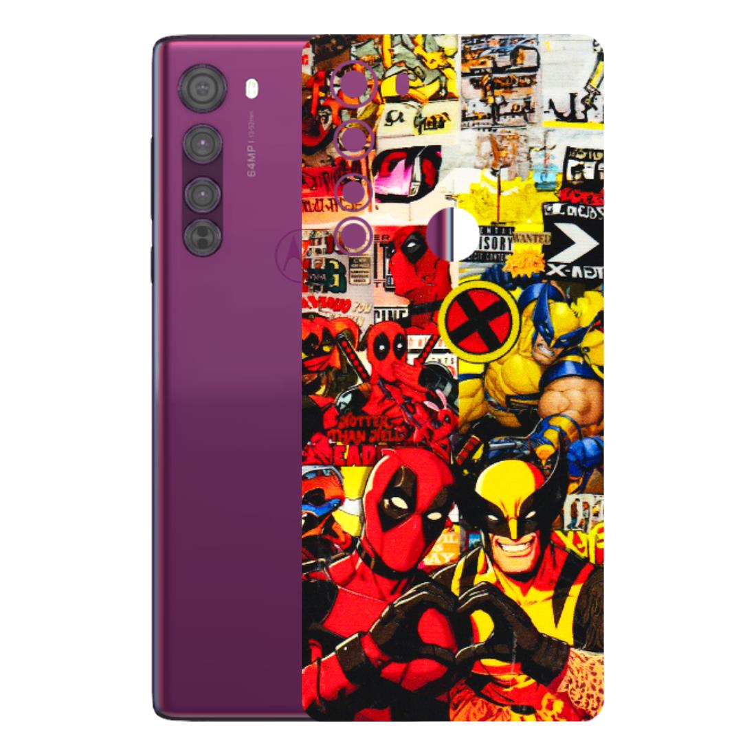 Motorola Phone Skins (All Models) - Spidy Wolverine - 3D Embossed Finish (L-310) Motorola Moto Edge