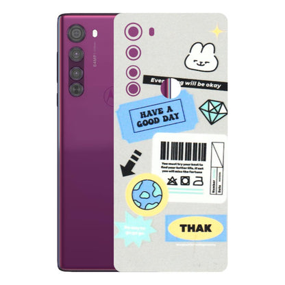 Motorola Phone Skins (All Models) - Will Be Okay Design - 3D Embossed Finish (L-316) Motorola Moto Edge