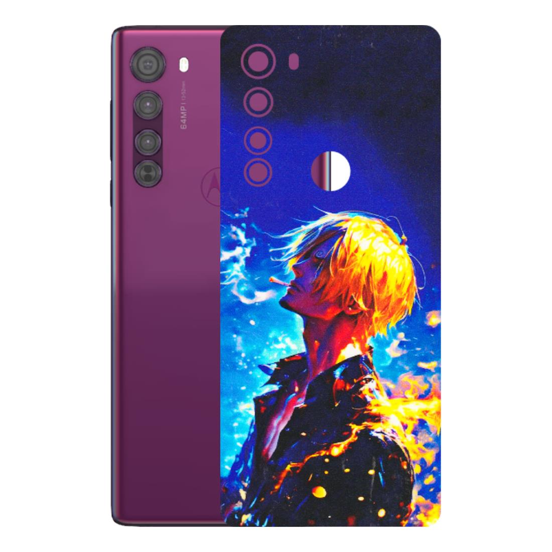 Motorola Phone Skins (All Models) - Sanji Vinsmoke One Piece - 3D Embossed Finish (L-319) Motorola Moto Edge