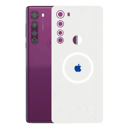 Motorola Phone Skins (All Models) - iPhone Magsafe Logo - 3D Embossed Finish (L-320) Motorola Moto Edge