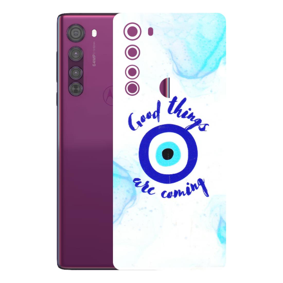 Motorola Phone Skins (All Models) - Evil Eye Good Things Are Coming - 3D Embossed Finish (L-322) Motorola Moto Edge