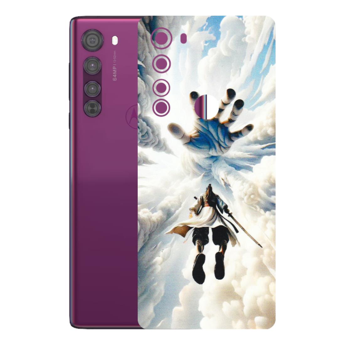 Motorola Phone Skins (All Models) - Big Hand With Monkey King - 3D Embossed Finish (L-323) Motorola Moto Edge