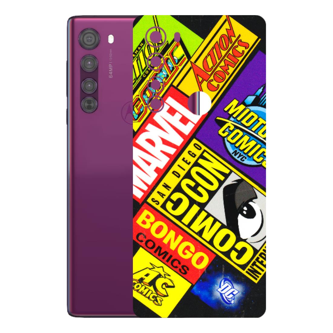 Motorola Phone Skins (All Models) - Bongo Comic Con - 3D Embossed Finish (L-325) Motorola Moto Edge
