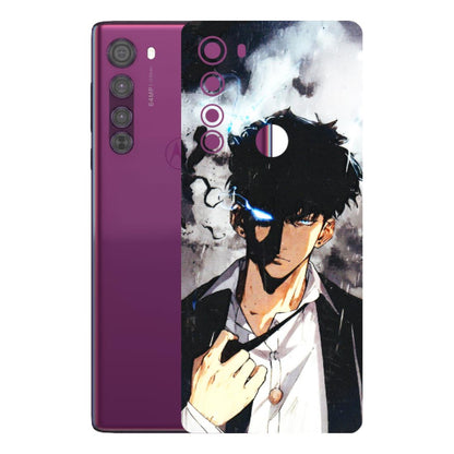 Motorola Phone Skins (All Models) - Sung Jinwoo Manhwa Anime - 3D Embossed Finish (L-328) Motorola Moto Edge