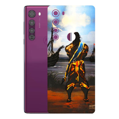 Motorola Phone Skins (All Models) - Heavenly God Figure - 3D Embossed Finish (L-34) Motorola Moto Edge