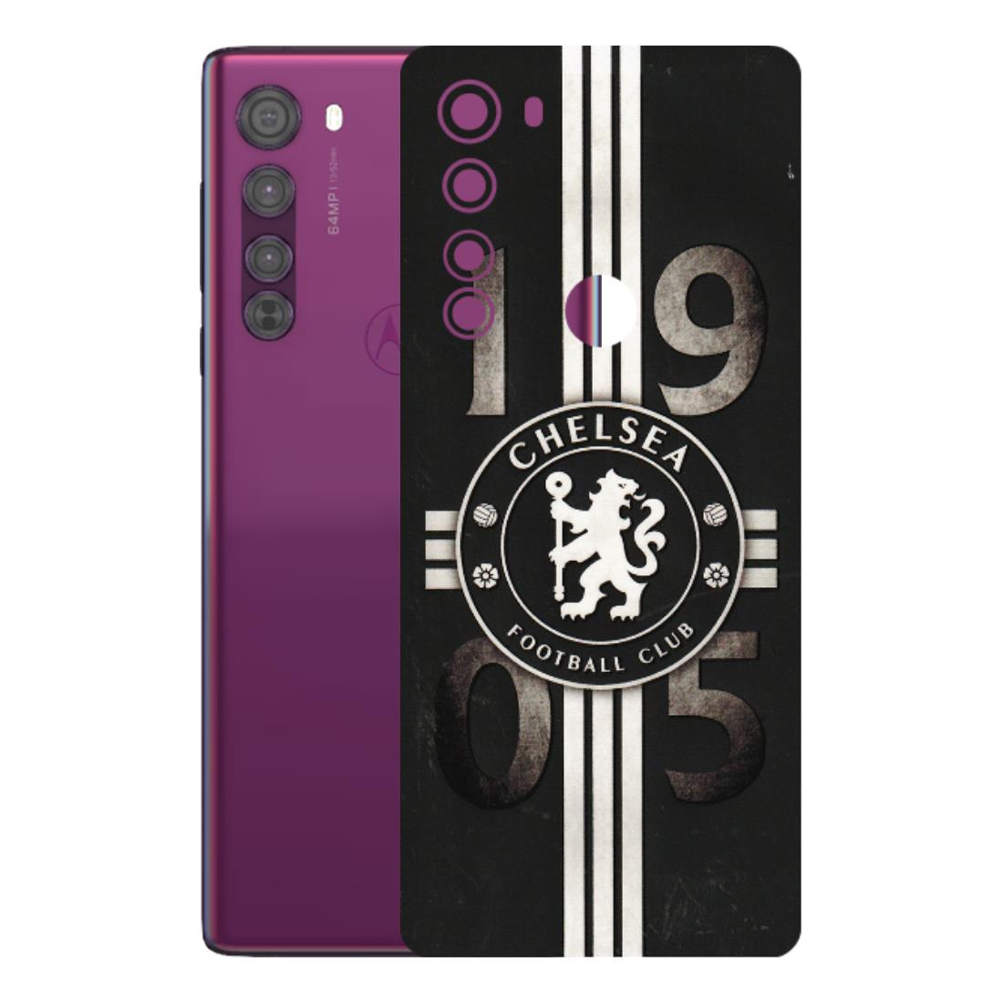 Motorola Phone Skins (All Models) - Chelsea Fan Club - 3D Embossed Finish (L-36) Motorola Moto Edge