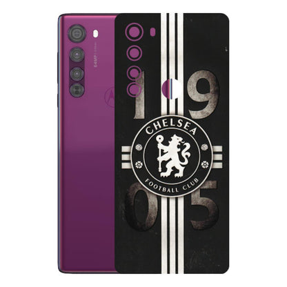 Motorola Phone Skins (All Models) - Chelsea Fan Club - 3D Embossed Finish (L-36) Motorola Moto Edge