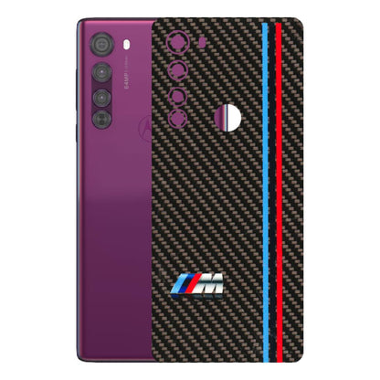 Motorola Phone Skins (All Models) - BM Carbon Fiber Feels - 3D Embossed Finish (L-38) Motorola Moto Edge