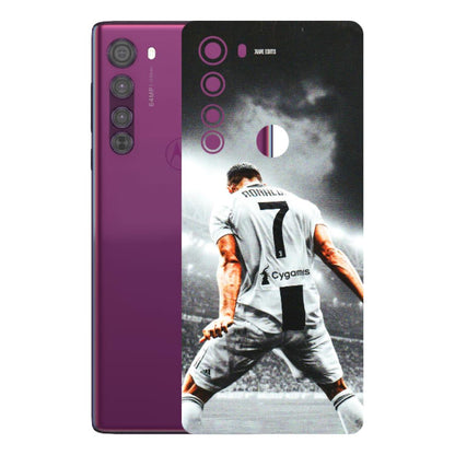 Motorola Phone Skins (All Models) - Ronaldo CR7 Crazy - 3D Embossed Finish (L-44) Motorola Moto Edge