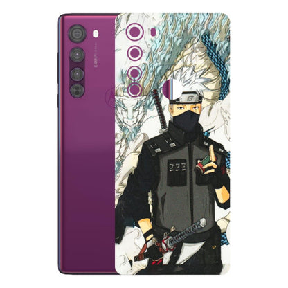 Motorola Phone Skins (All Models) - Kakashi Hatake Naruto Anime - 3D Embossed Finish (L-46) Motorola Moto Edge