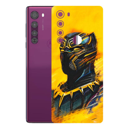 Motorola Phone Skins (All Models) - Yellow Panther - 3D Embossed Finish (L-54) Motorola Moto Edge