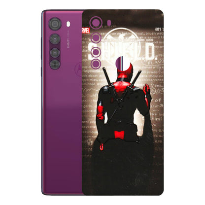 Motorola Phone Skins (All Models) - Deadpool - 3D Embossed Finish (L-56) Motorola Moto Edge