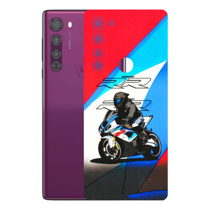 Motorola Phone Skins (All Models) - Bikers Love - 3D Embossed Finish (L-58) Motorola Moto Edge
