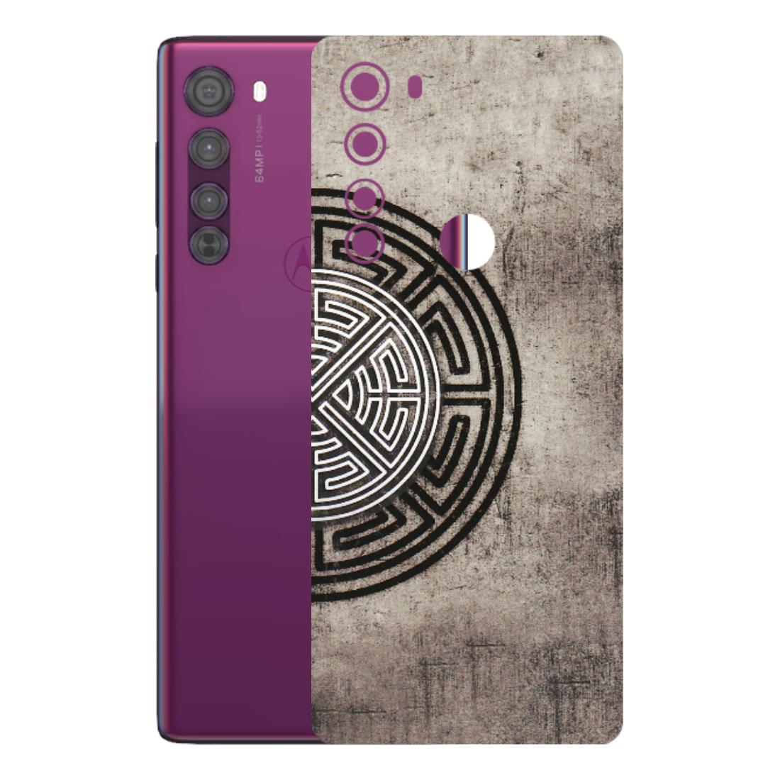 Motorola Phone Skins (All Models) - Mysterious Circular Design - 3D Embossed Finish (L-63) Motorola Moto Edge