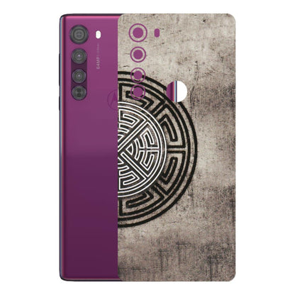 Motorola Phone Skins (All Models) - Mysterious Circular Design - 3D Embossed Finish (L-63) Motorola Moto Edge