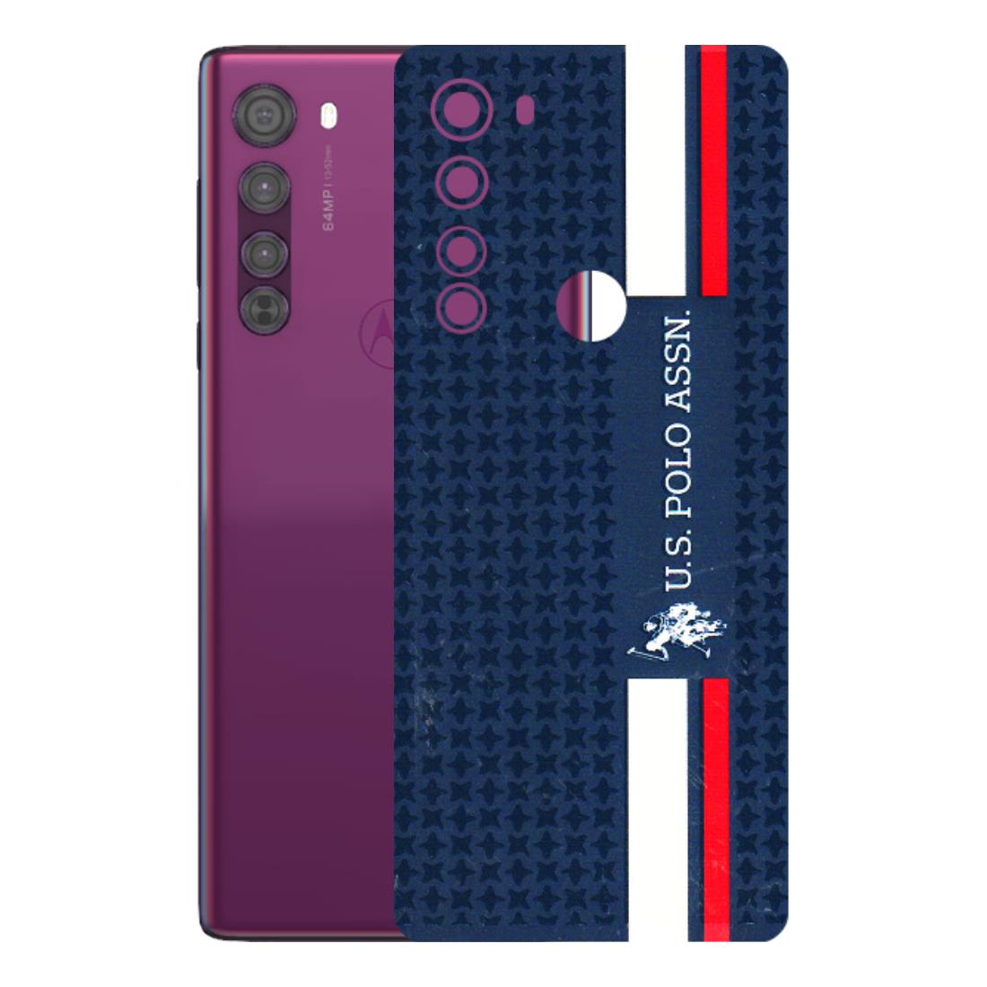 Motorola Phone Skins (All Models) - US POLO Designer Brand - 3D Embossed Finish (L-65) Motorola Moto Edge