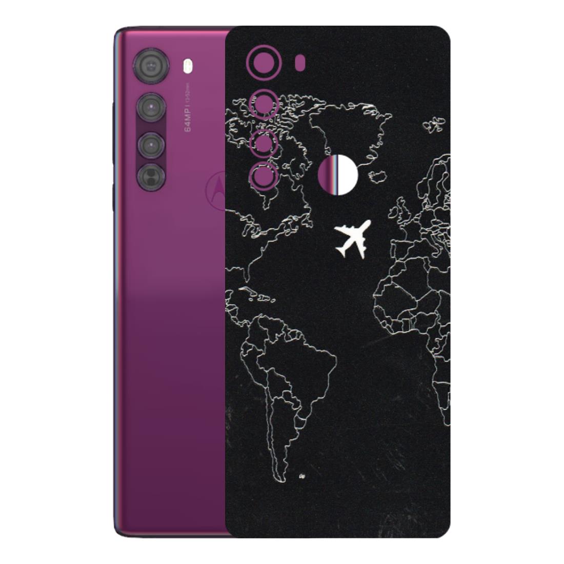 Motorola Phone Skins (All Models) - Never Ending Travel - 3D Embossed Finish (L-79) Motorola Moto Edge