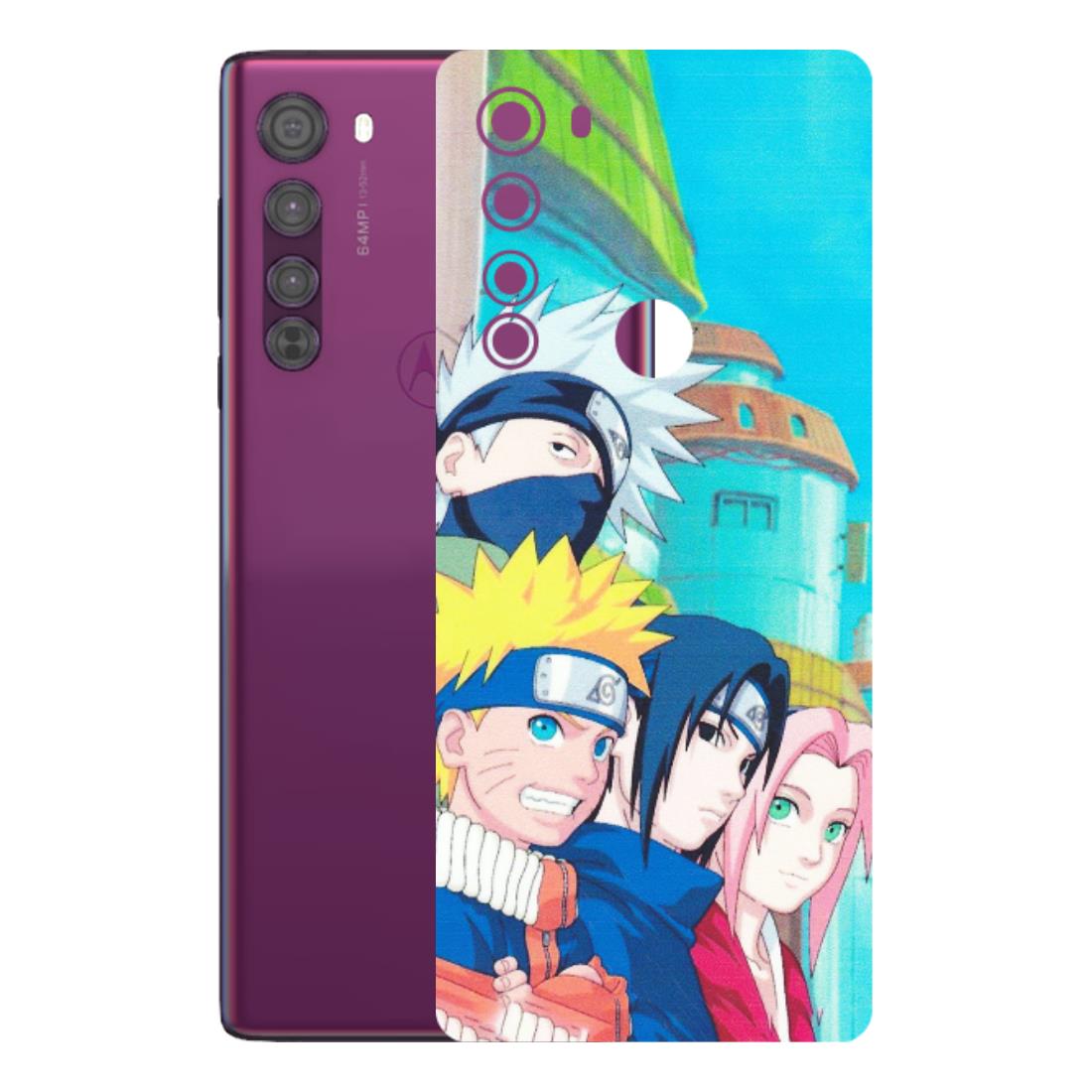 Motorola Phone Skins (All Models) - Team Minato And Kakashi - Matte Finish (M-101) Motorola Moto Edge