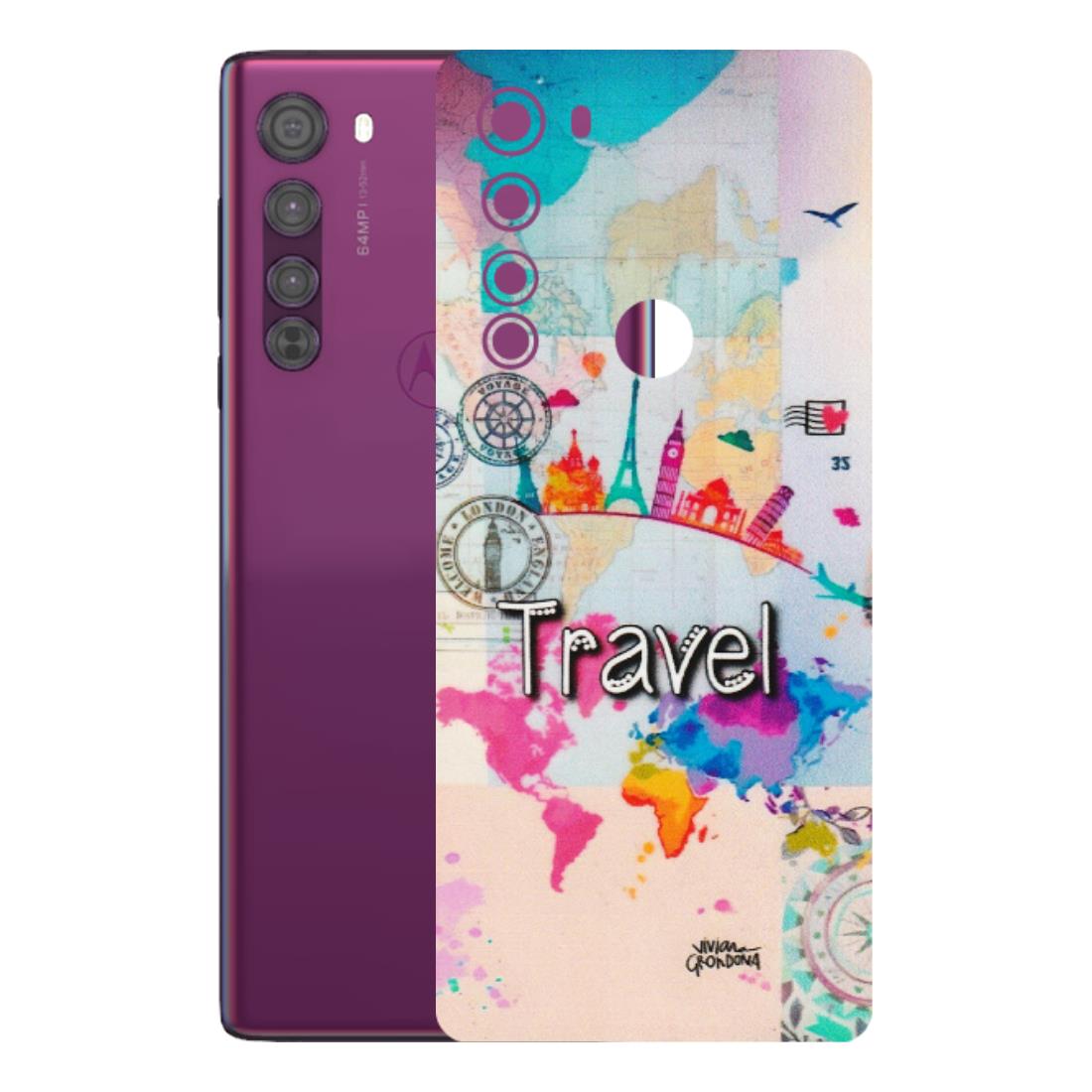 Motorola Phone Skins (All Models) - Travel The Wonders - Matte Finish (M-108) Motorola Moto Edge