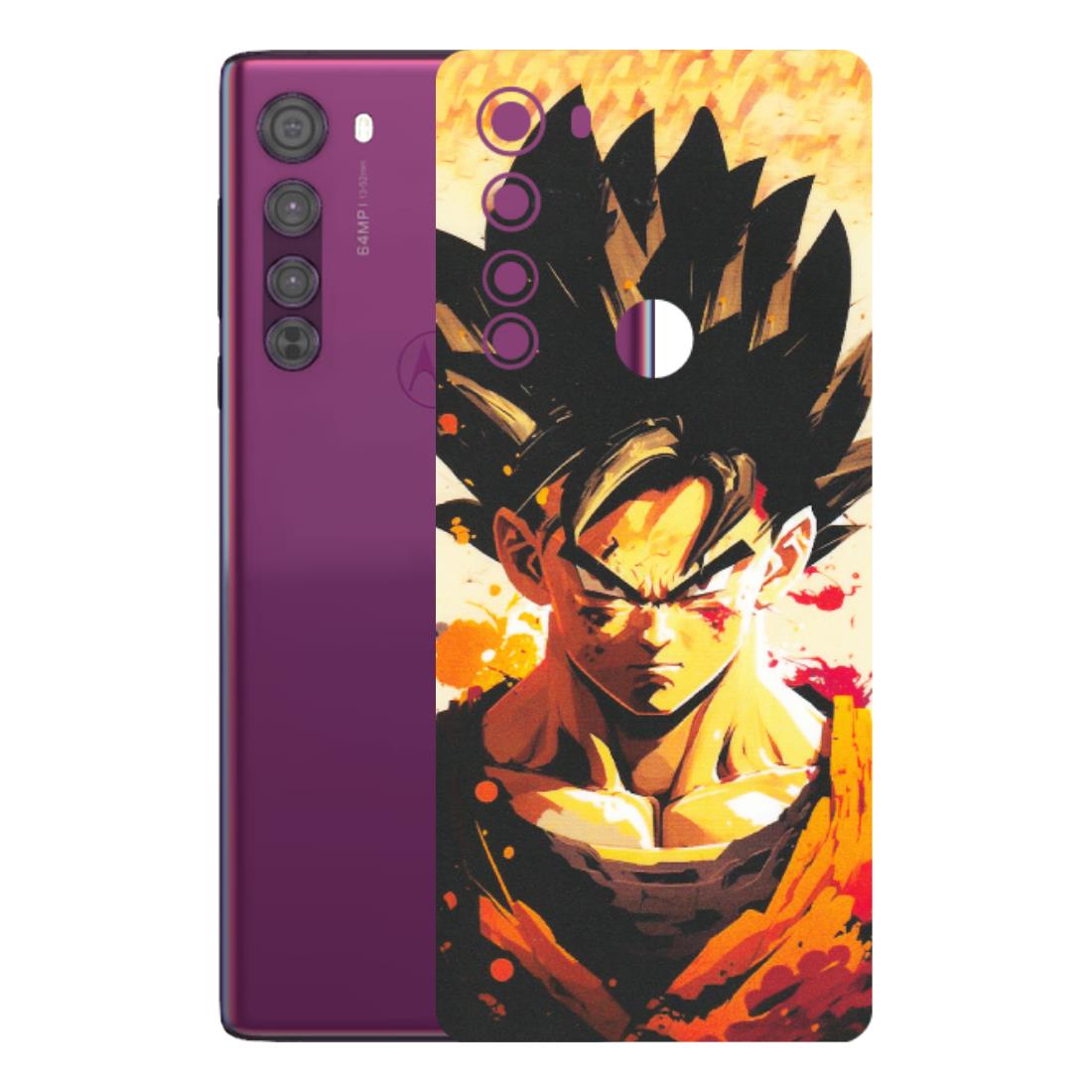 Motorola Phone Skins (All Models) - Angry Goku - Matte Finish (M-12) Motorola Moto Edge